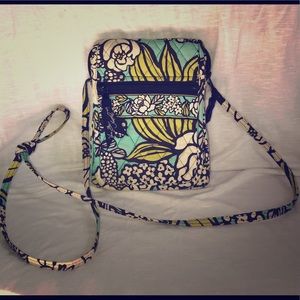 Vera Bradley Island Blooms Slim Crossbody
